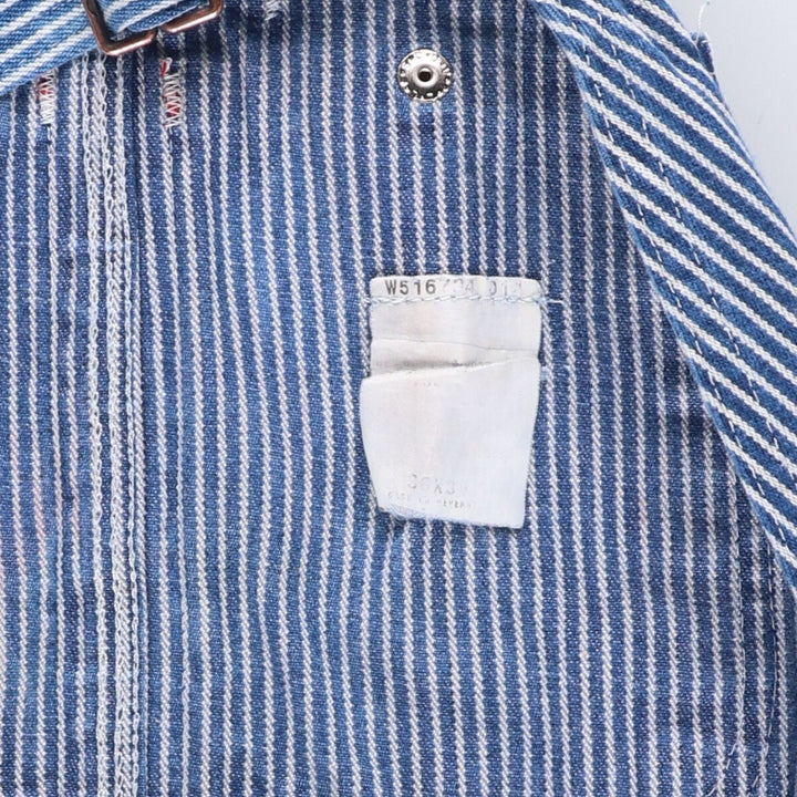 Dickies Hickory Stripe Overalls, Men's, Size W36 unclear navy blue type Vintage Second Hand