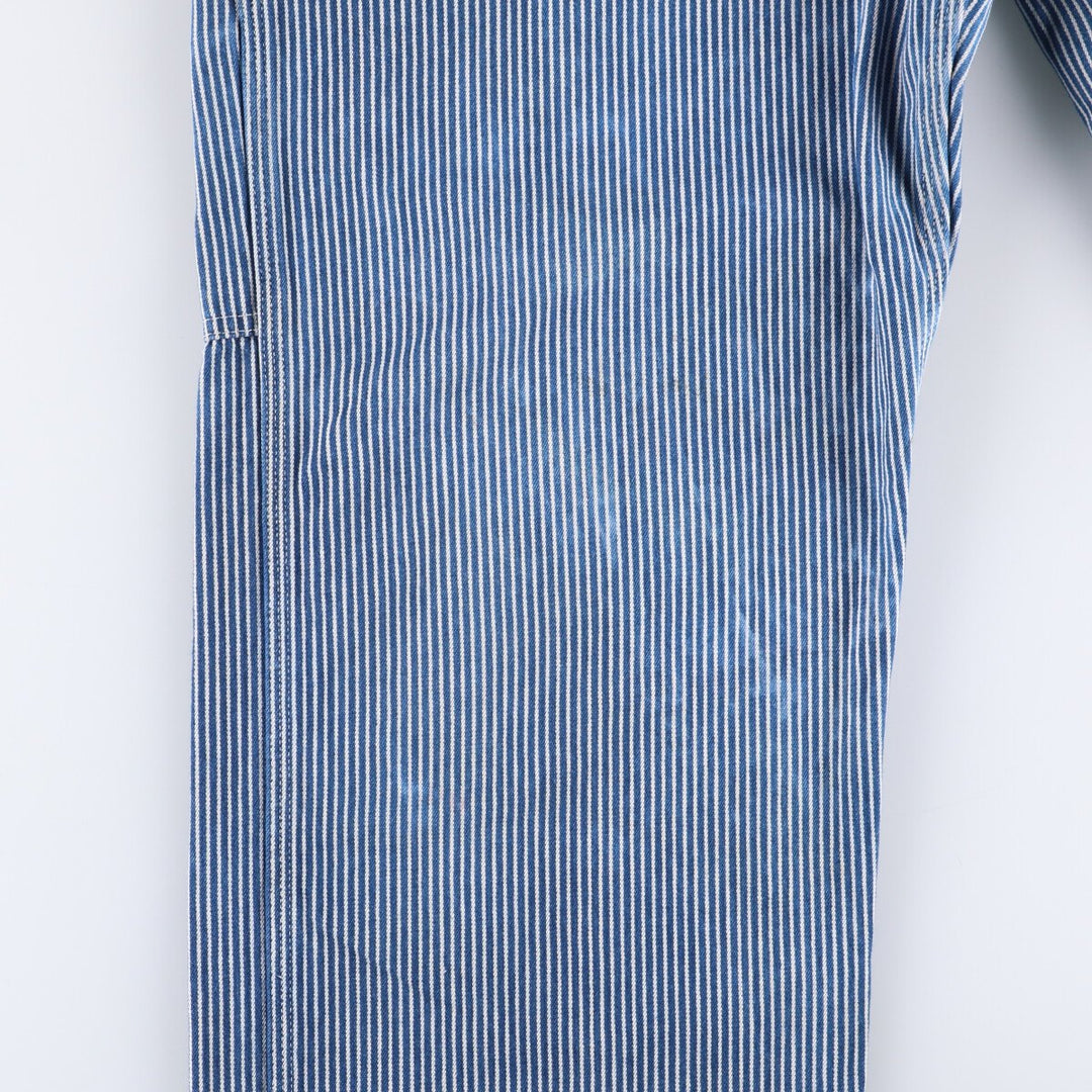 Dickies Hickory Stripe Overalls, Men's, Size W36 unclear navy blue type Vintage Second Hand