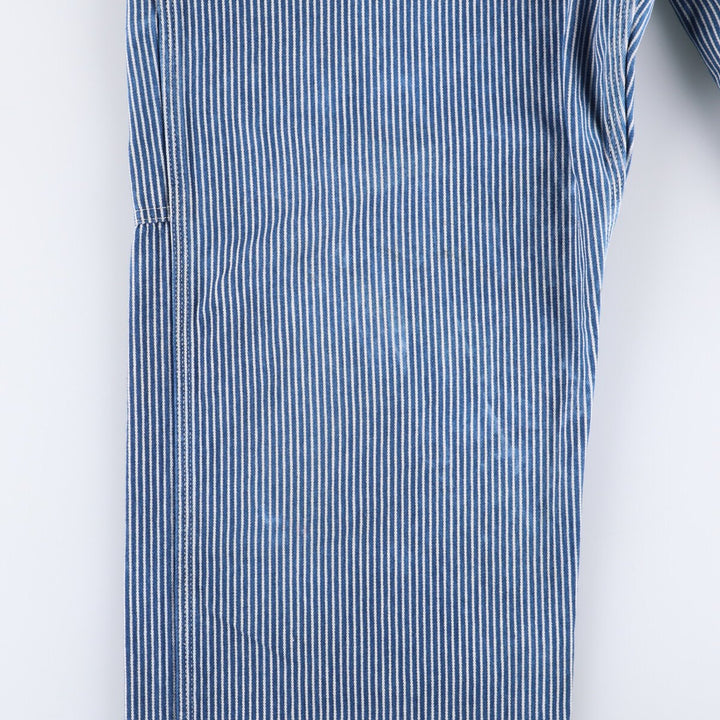 Dickies Hickory Stripe Overalls, Men's, Size W36 unclear navy blue type Vintage Second Hand