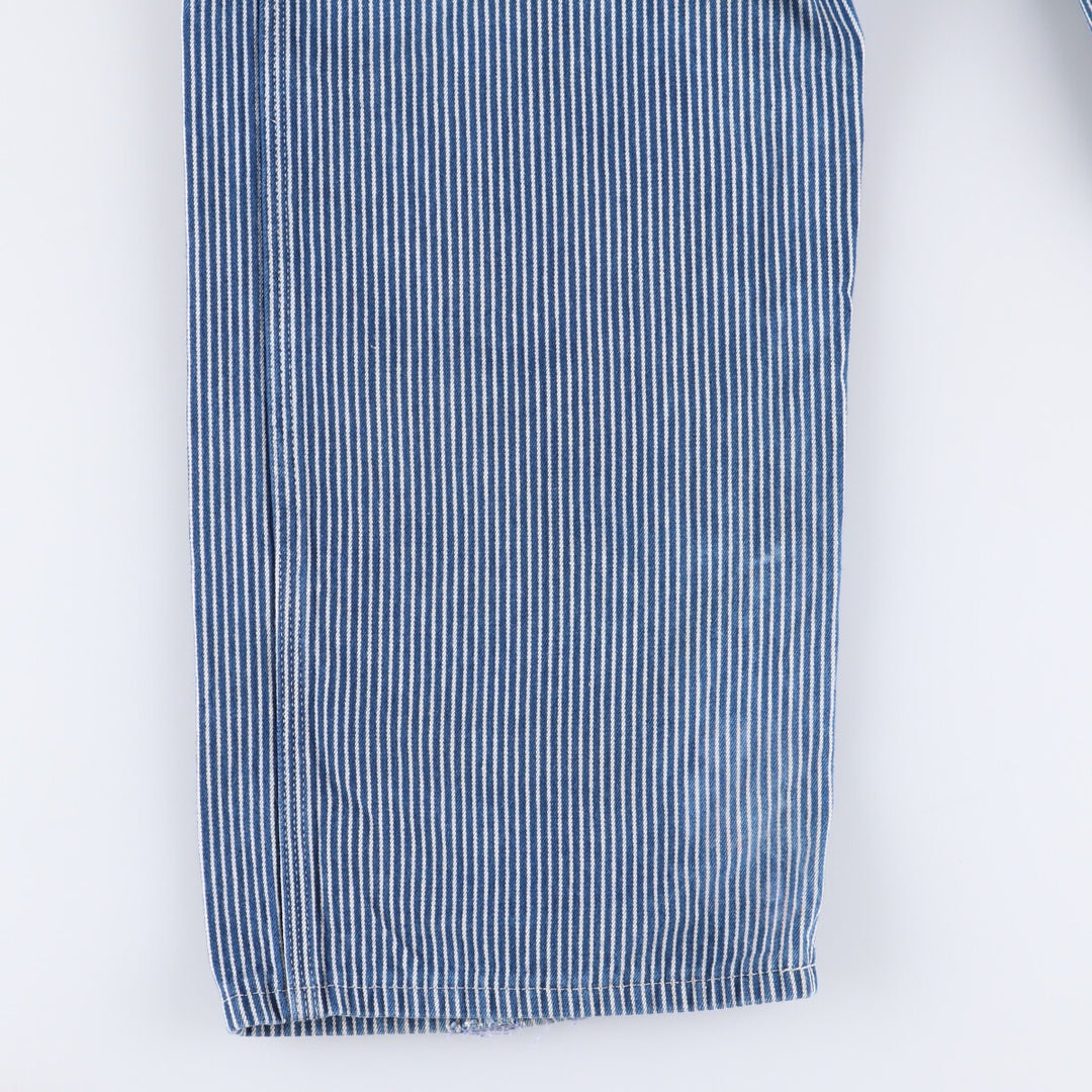 Dickies Hickory Stripe Overalls, Men's, Size W36 unclear navy blue type Vintage Second Hand