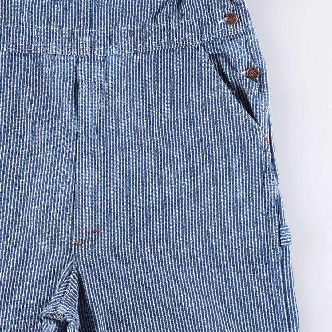 Dickies Hickory Stripe Overalls, Men's, Size W36 unclear navy blue type Vintage Second Hand