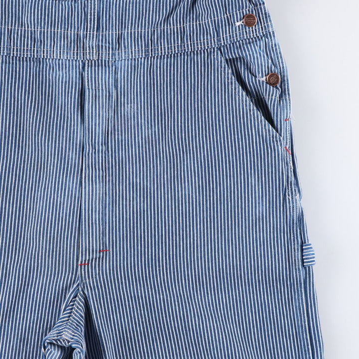 Dickies Hickory Stripe Overalls, Men's, Size W36 unclear navy blue type Vintage Second Hand