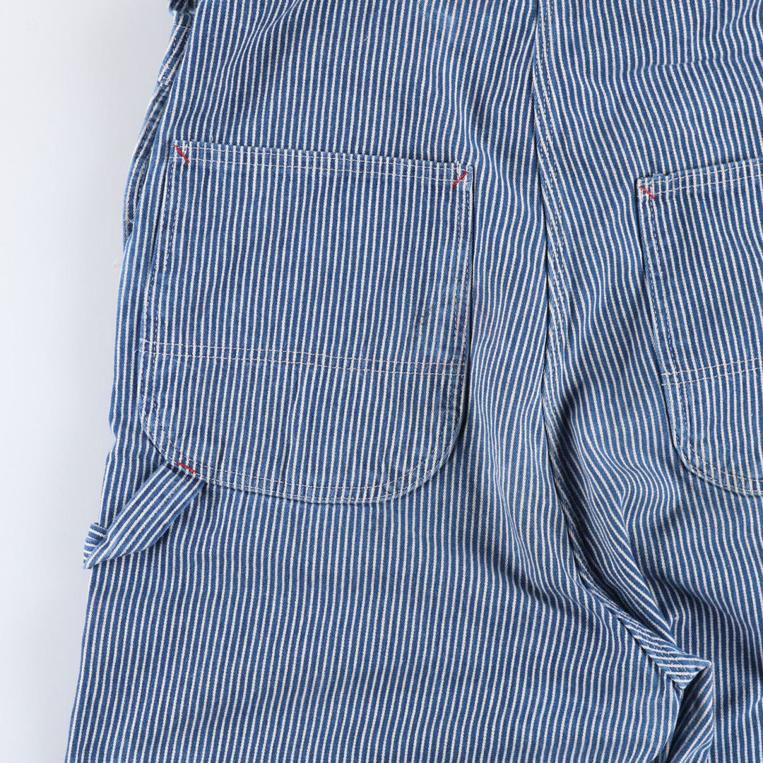 Dickies Hickory Stripe Overalls, Men's, Size W36 unclear navy blue type Vintage Second Hand