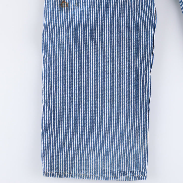 Dickies Hickory Stripe Overalls, Men's, Size W36 unclear navy blue type Vintage Second Hand