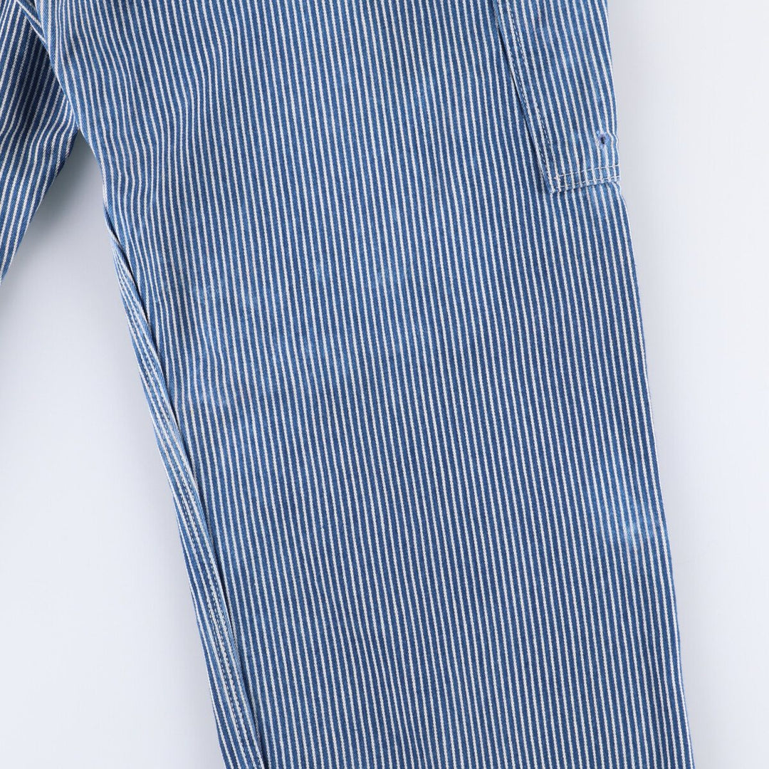 Dickies Hickory Stripe Overalls, Men's, Size W36 unclear navy blue type Vintage Second Hand