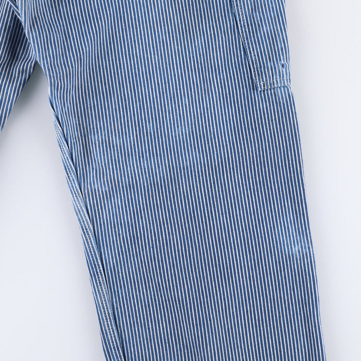 Dickies Hickory Stripe Overalls, Men's, Size W36 unclear navy blue type Vintage Second Hand