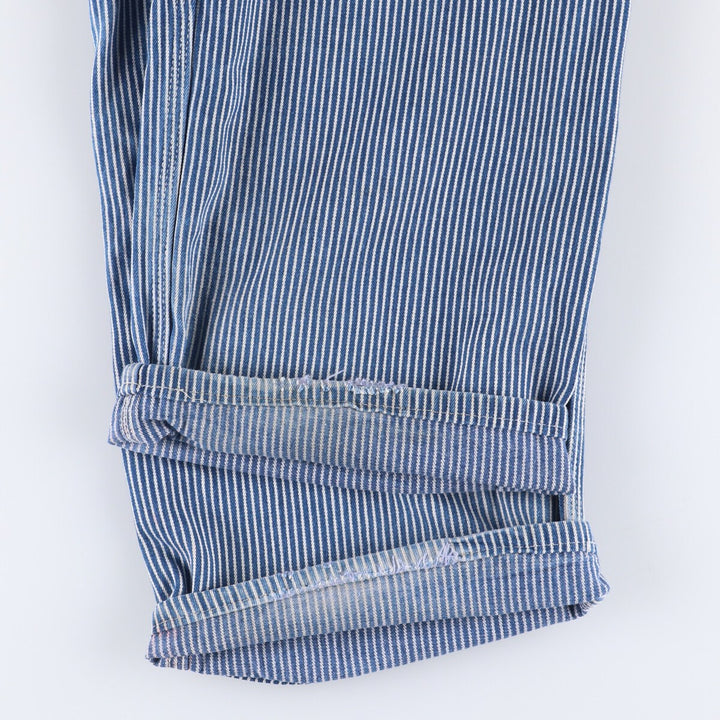 Dickies Hickory Stripe Overalls, Men's, Size W36 unclear navy blue type Vintage Second Hand