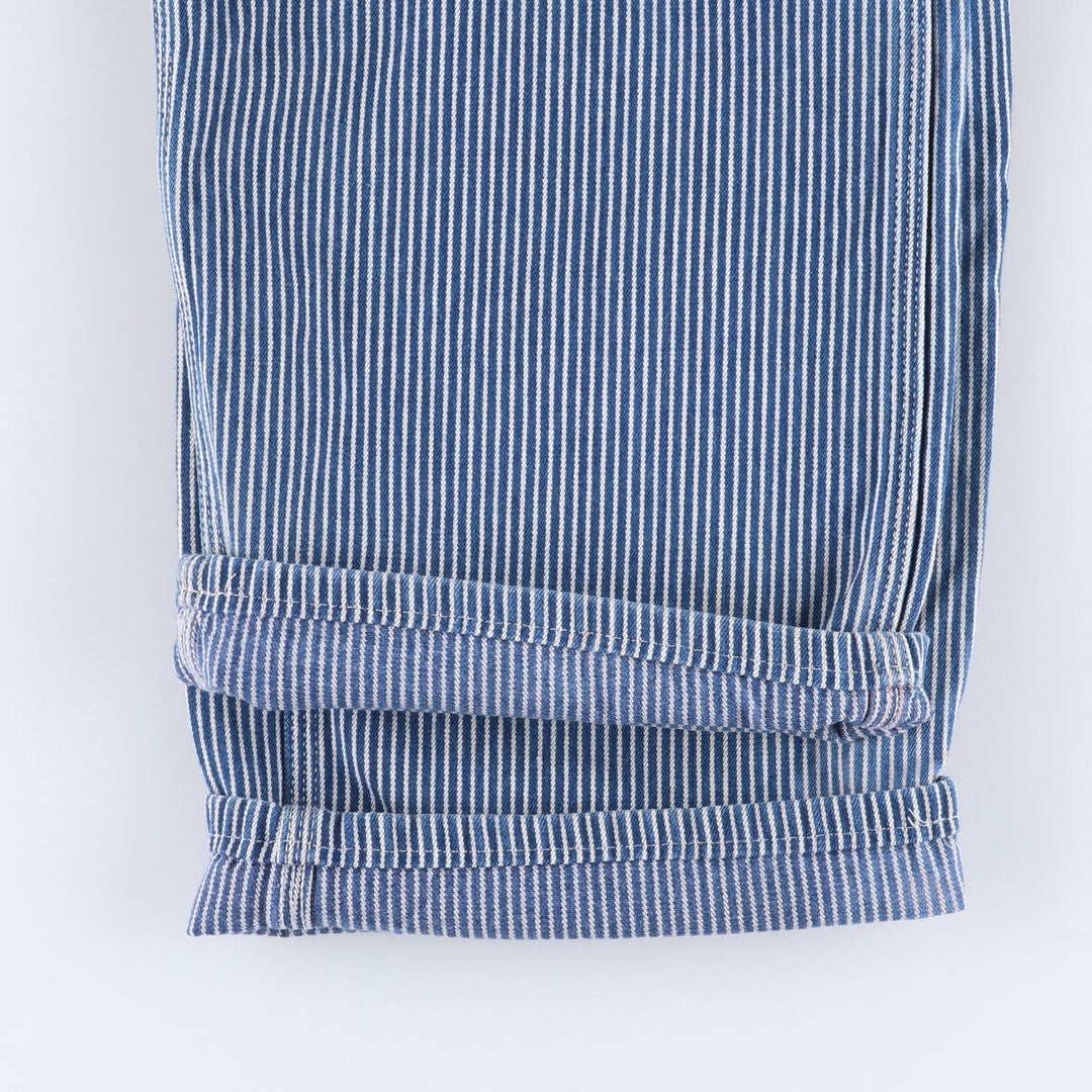 Dickies Hickory Stripe Overalls, Men's, Size W36 unclear navy blue type Vintage Second Hand