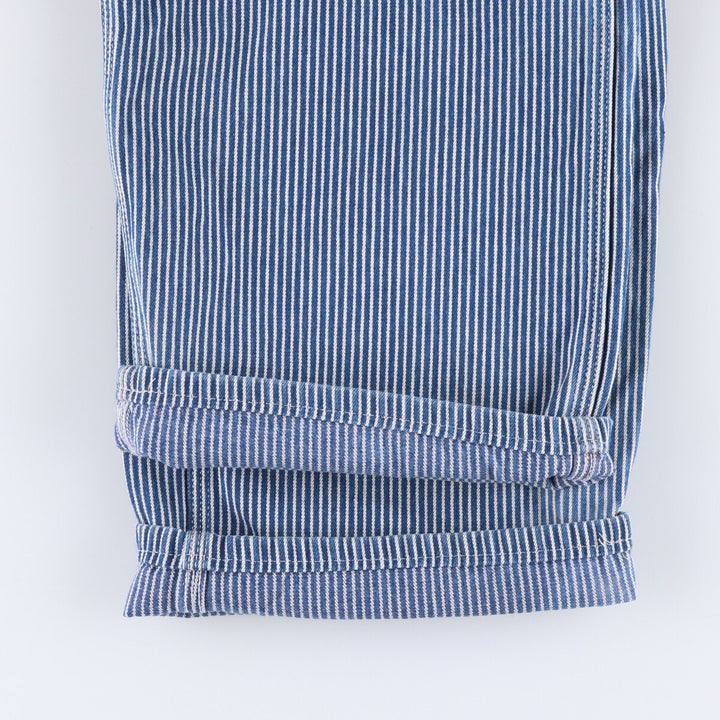Dickies Hickory Stripe Overalls, Men's, Size W36 unclear navy blue type Vintage Second Hand