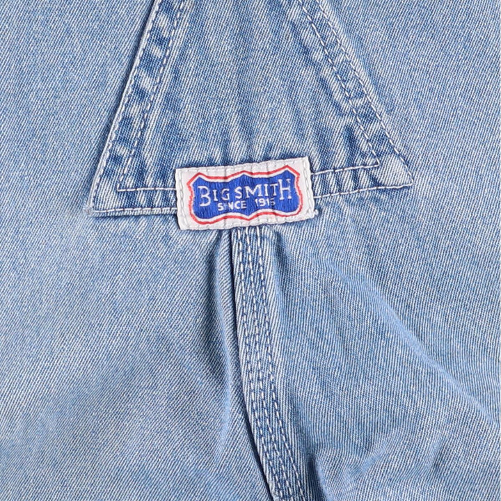 Big Smith Men's Denim Overalls, Size W34 unclear blue type Vintage Second Hand