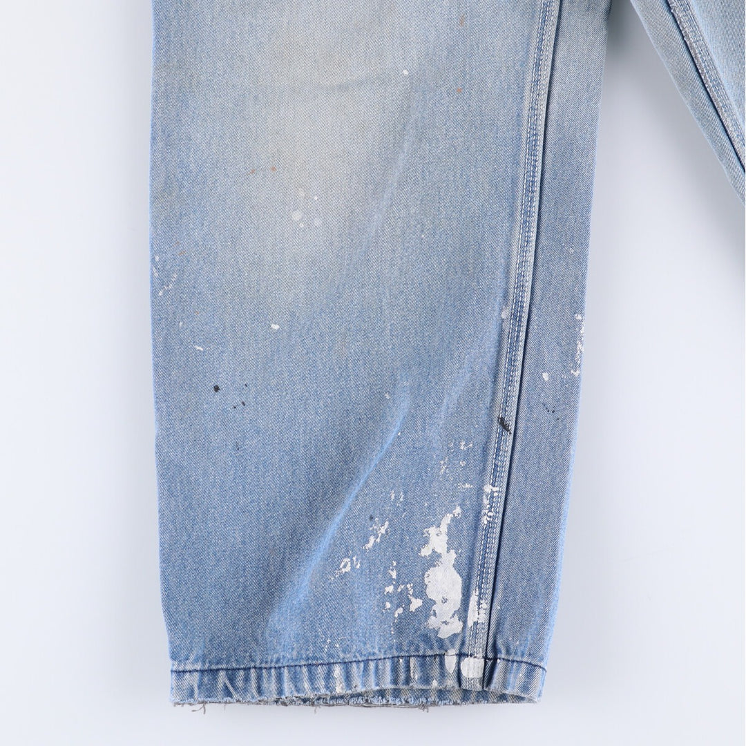 Big Smith Men's Denim Overalls, Size W34 unclear blue type Vintage Second Hand