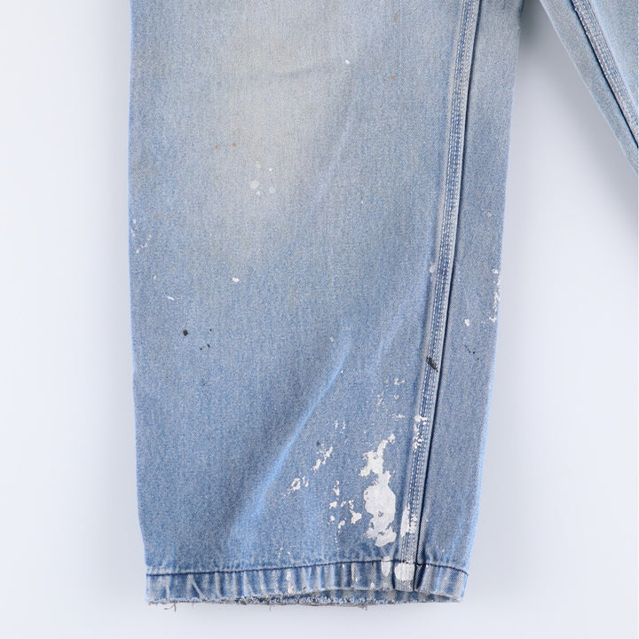 Big Smith Men's Denim Overalls, Size W34 unclear blue type Vintage Second Hand