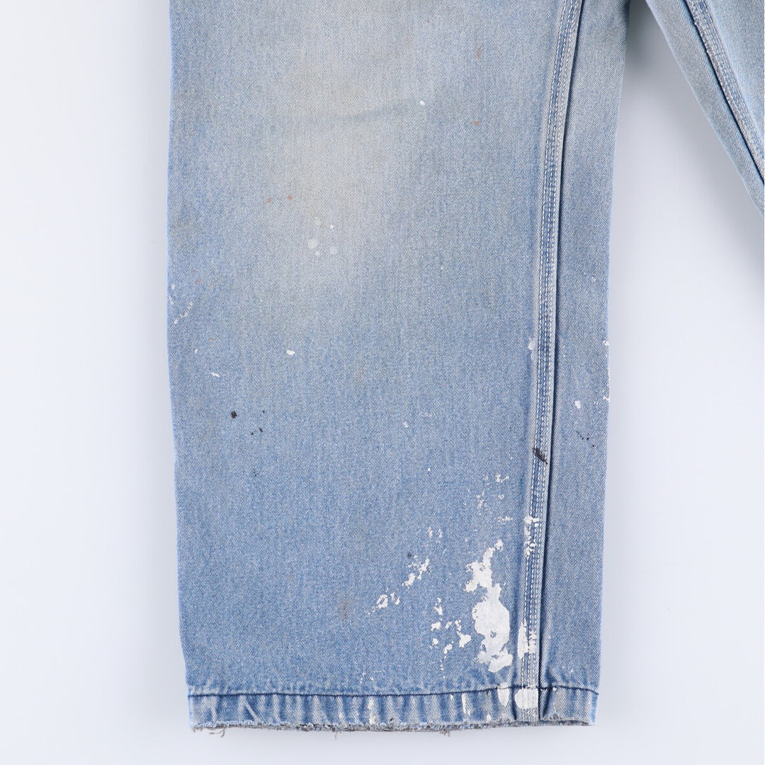 Big Smith Men's Denim Overalls, Size W34 unclear blue type Vintage Second Hand