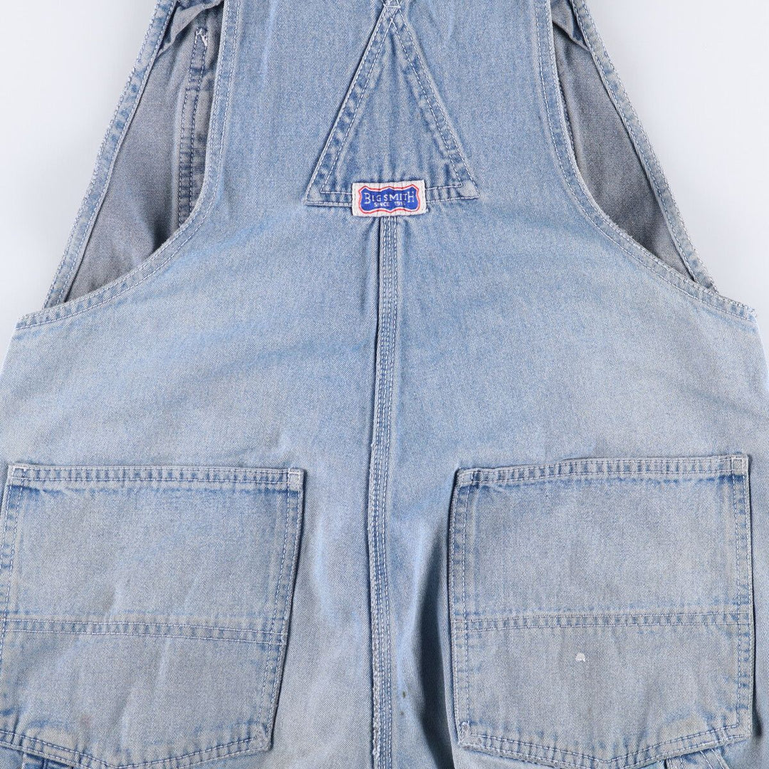 Big Smith Men's Denim Overalls, Size W34 unclear blue type Vintage Second Hand