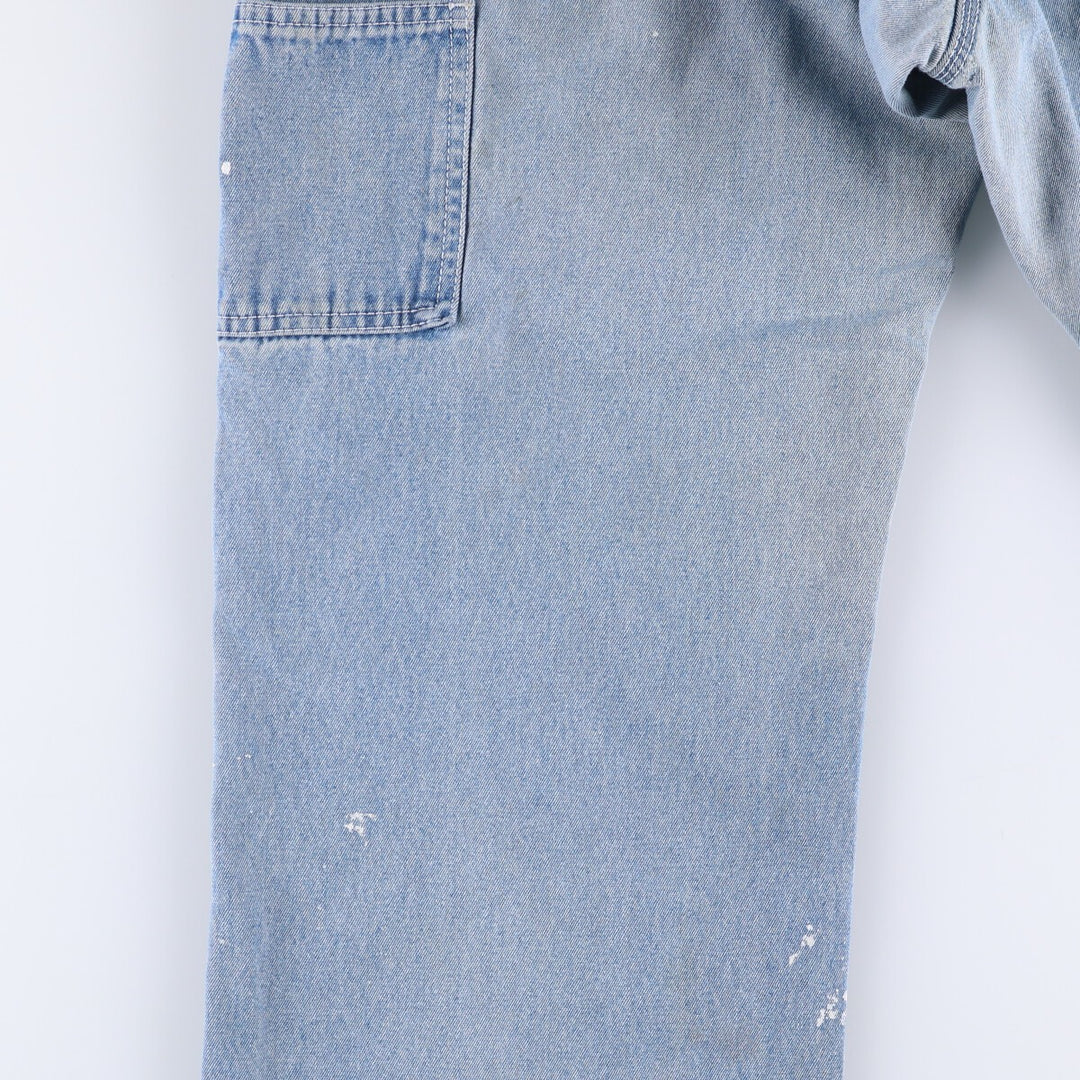 Big Smith Men's Denim Overalls, Size W34 unclear blue type Vintage Second Hand