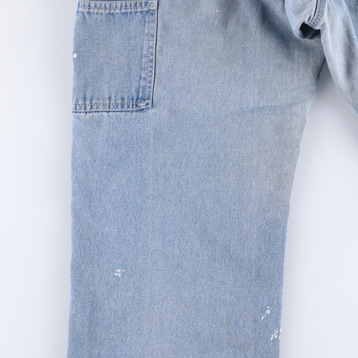 Big Smith Men's Denim Overalls, Size W34 unclear blue type Vintage Second Hand