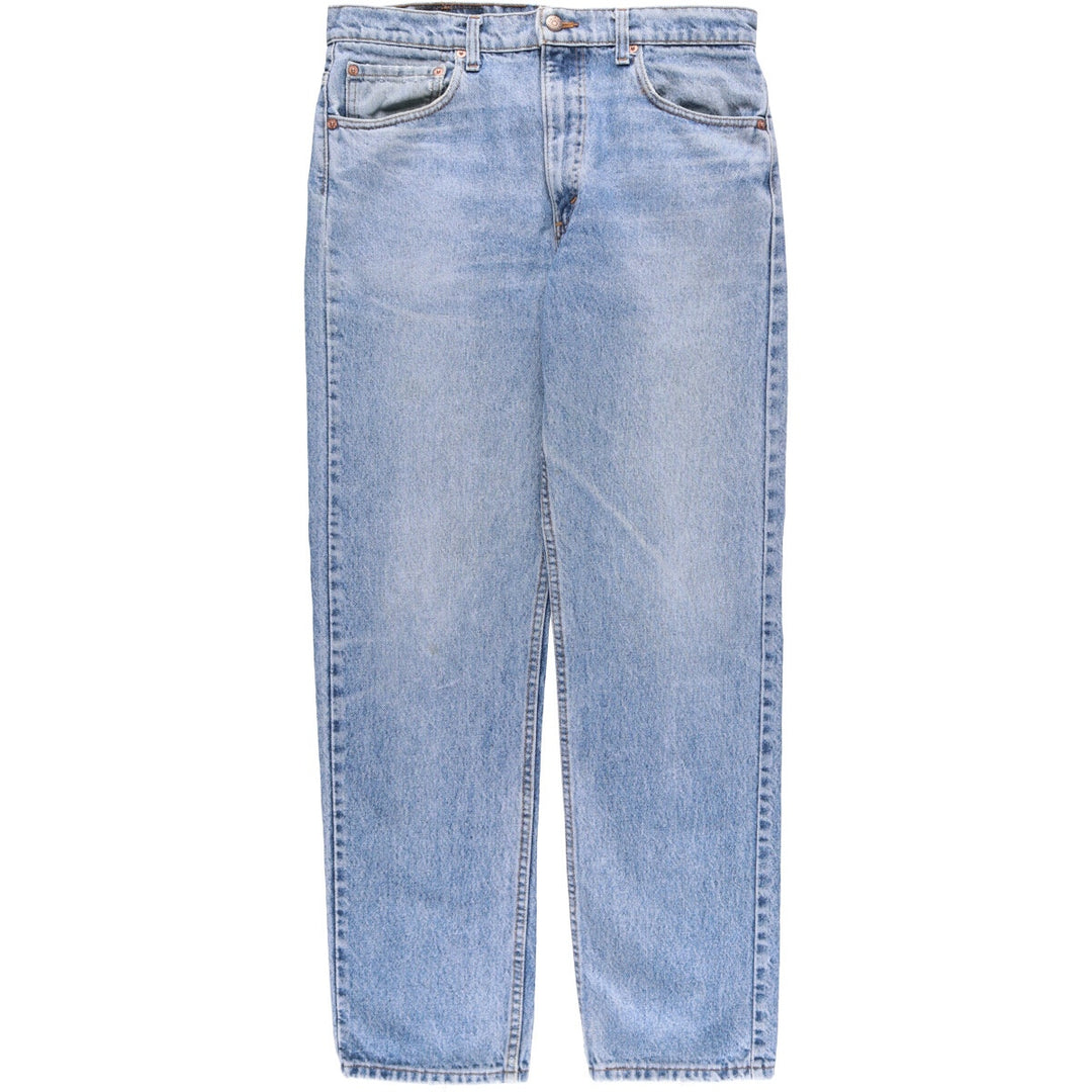 90s-00'S Vintage Levi's 505 Tapered Denim Pants, Made in USA, Men's Size 33 cotton blue type Vintage Second Hand