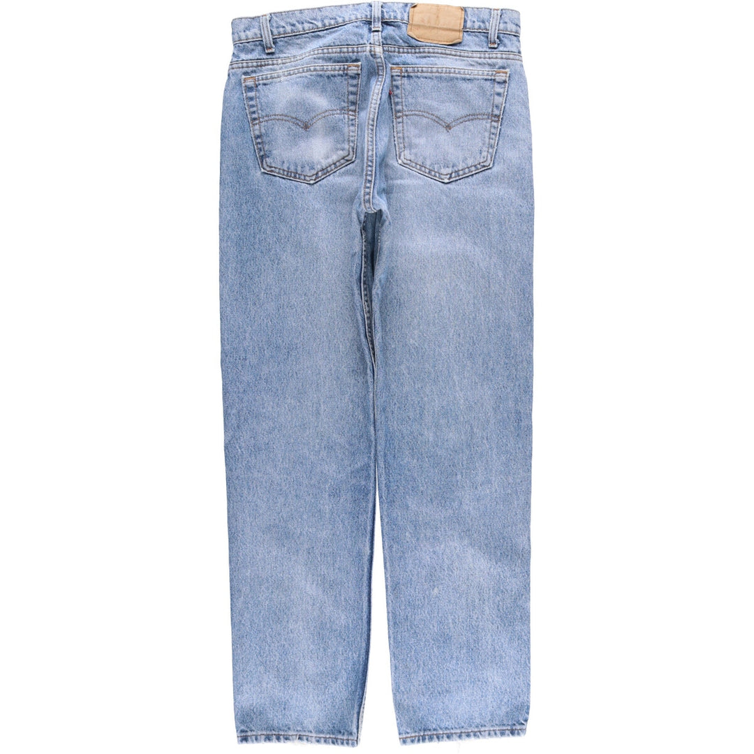90s-00'S Vintage Levi's 505 Tapered Denim Pants, Made in USA, Men's Size 33 cotton blue type Vintage Second Hand