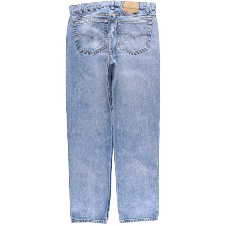 90s-00'S Vintage Levi's 505 Tapered Denim Pants, Made in USA, Men's Size 33 cotton blue type Vintage Second Hand