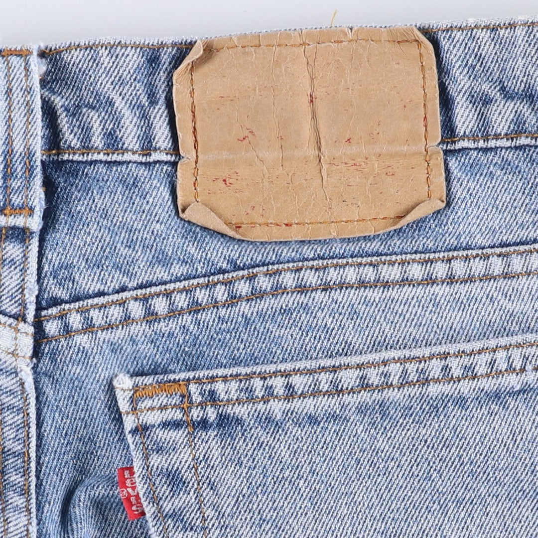 90s-00'S Vintage Levi's 505 Tapered Denim Pants, Made in USA, Men's Size 33 cotton blue type Vintage Second Hand