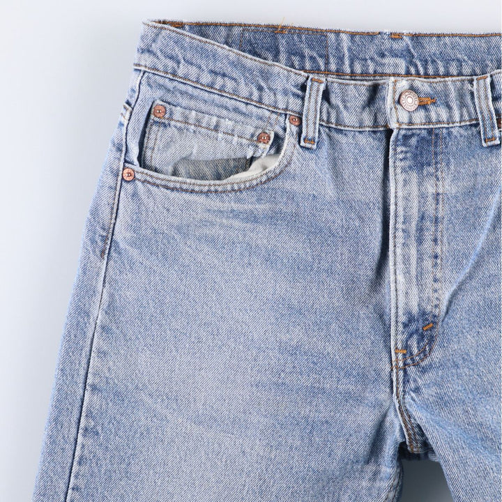 90s-00'S Vintage Levi's 505 Tapered Denim Pants, Made in USA, Men's Size 33 cotton blue type Vintage Second Hand