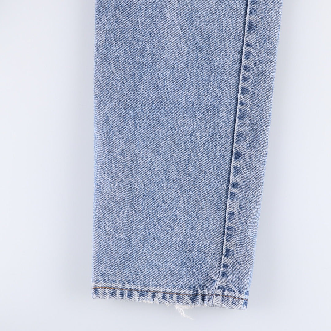 90s-00'S Vintage Levi's 505 Tapered Denim Pants, Made in USA, Men's Size 33 cotton blue type Vintage Second Hand