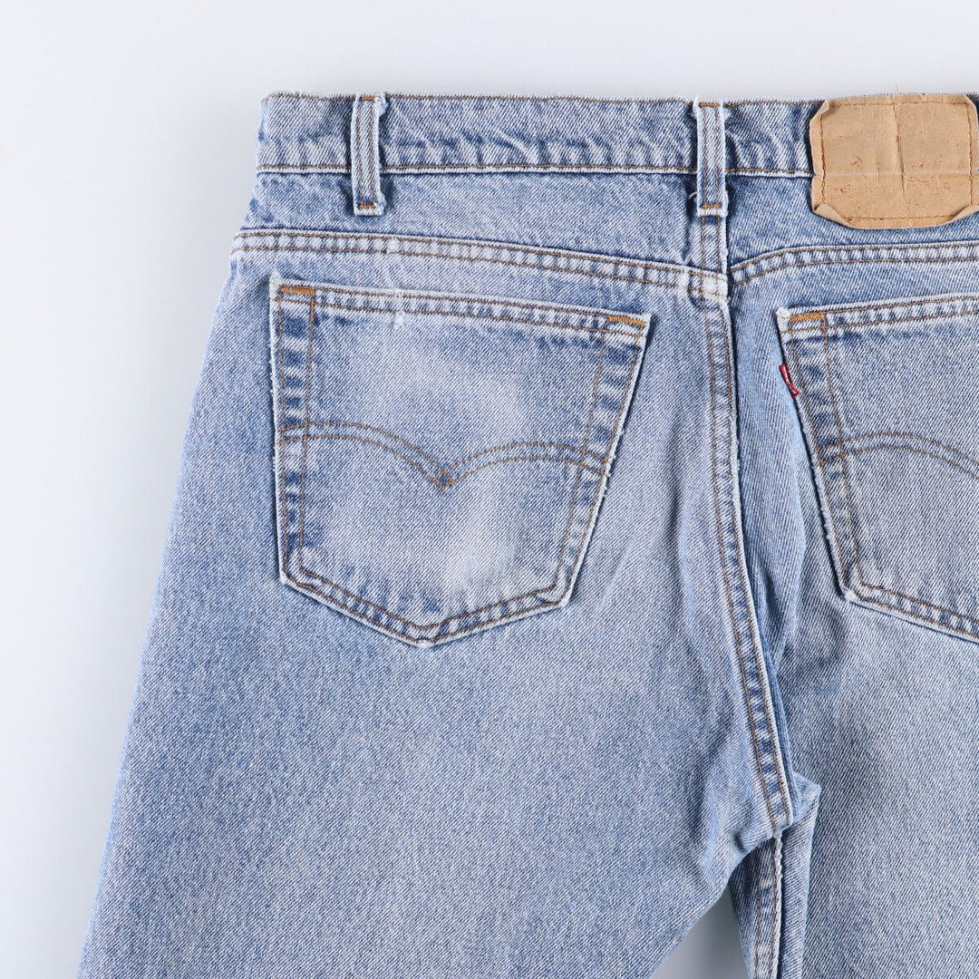 90s-00'S Vintage Levi's 505 Tapered Denim Pants, Made in USA, Men's Size 33 cotton blue type Vintage Second Hand