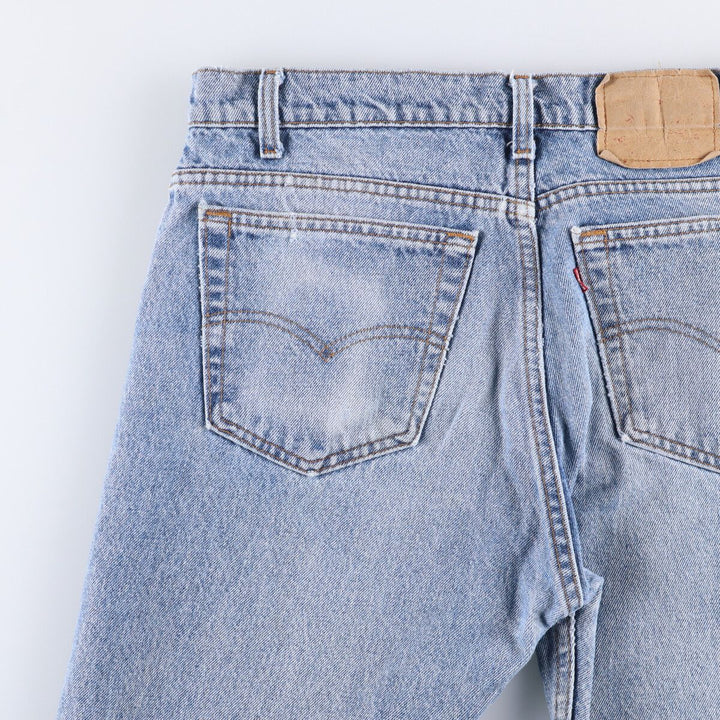 90s-00'S Vintage Levi's 505 Tapered Denim Pants, Made in USA, Men's Size 33 cotton blue type Vintage Second Hand
