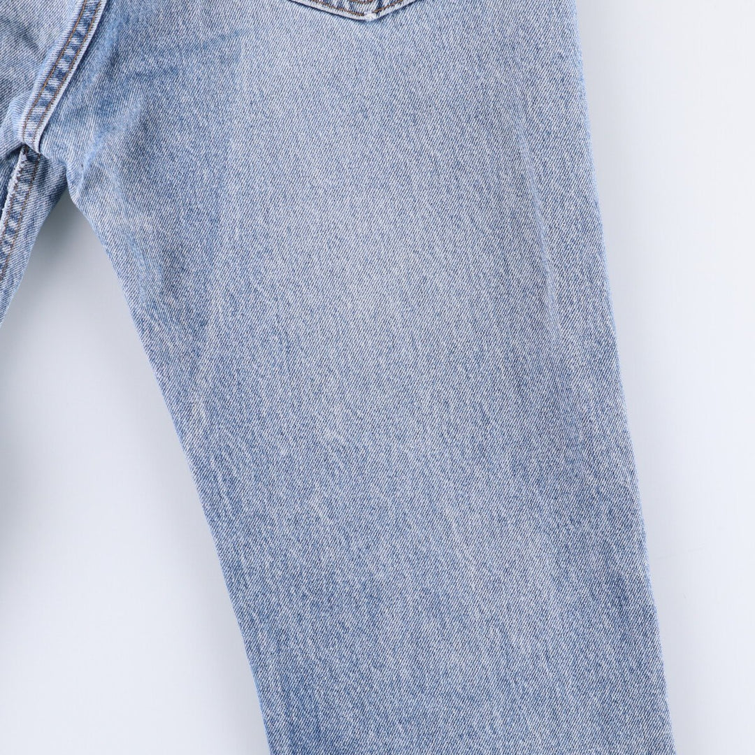 90s-00'S Vintage Levi's 505 Tapered Denim Pants, Made in USA, Men's Size 33 cotton blue type Vintage Second Hand