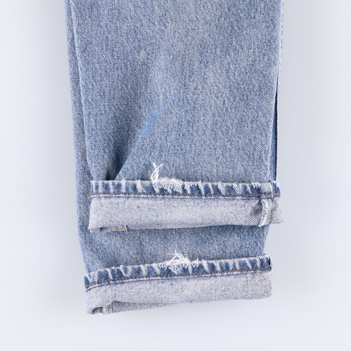 90s-00'S Vintage Levi's 505 Tapered Denim Pants, Made in USA, Men's Size 33 cotton blue type Vintage Second Hand