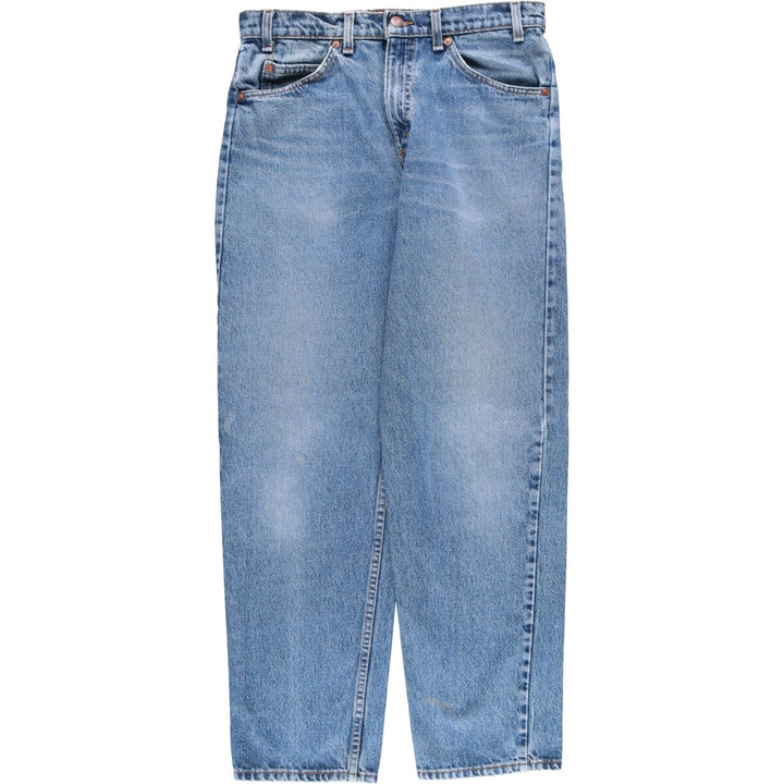 90'S Levi's 40550-0310 Relaxed Fit Tapered Leg Straight Denim Pants, Men's, Size W31 (Vintage) cotton blue type Vintage Second Hand