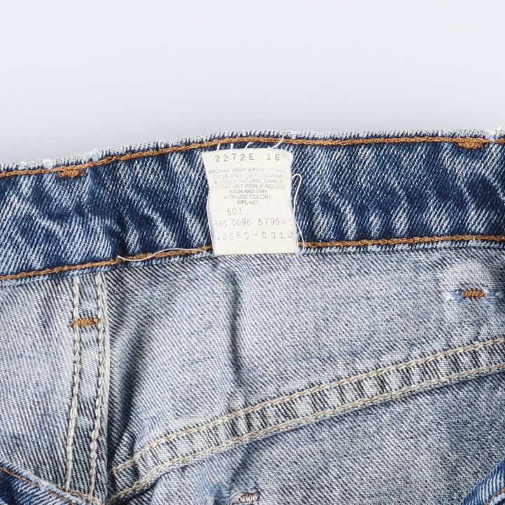 90'S Levi's 40550-0310 Relaxed Fit Tapered Leg Straight Denim Pants, Men's, Size W31 (Vintage) cotton blue type Vintage Second Hand