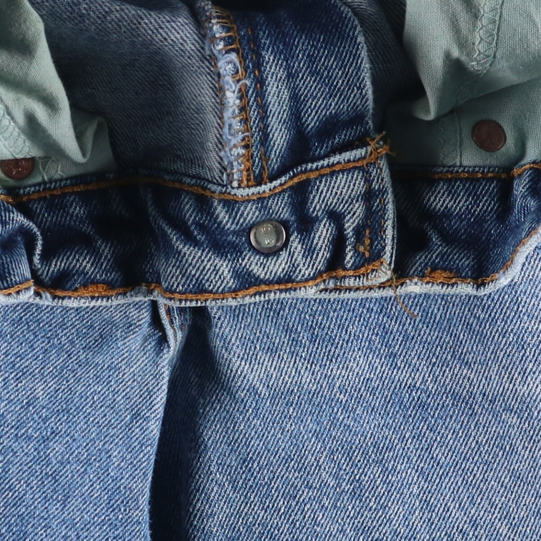 90'S Levi's 40550-0310 Relaxed Fit Tapered Leg Straight Denim Pants, Men's, Size W31 (Vintage) cotton blue type Vintage Second Hand