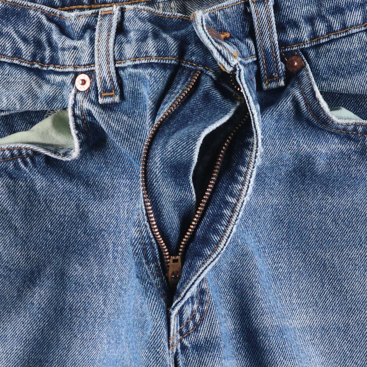 90'S Levi's 40550-0310 Relaxed Fit Tapered Leg Straight Denim Pants, Men's, Size W31 (Vintage) cotton blue type Vintage Second Hand