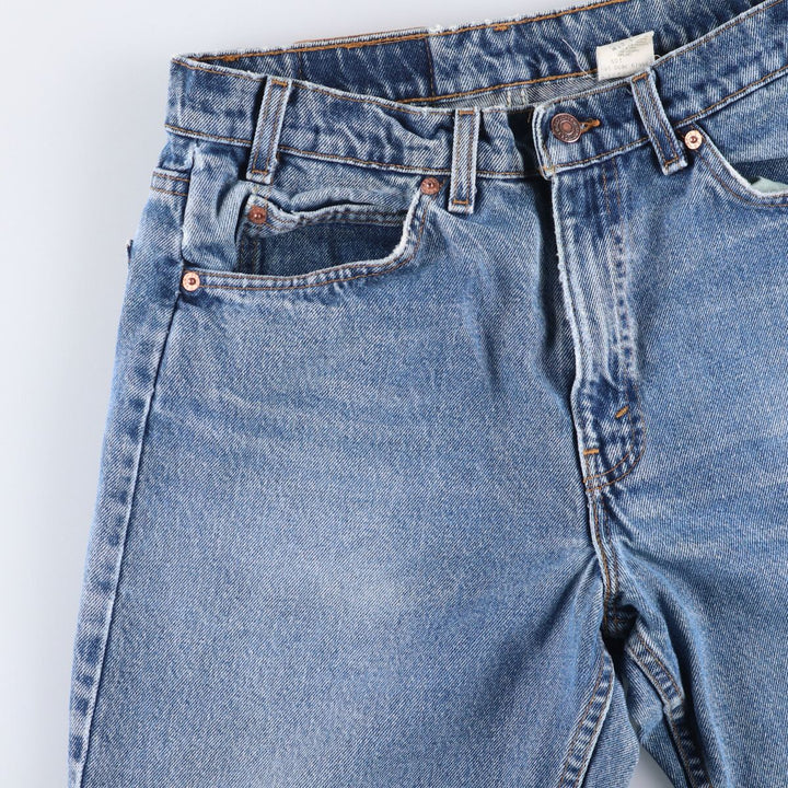 90'S Levi's 40550-0310 Relaxed Fit Tapered Leg Straight Denim Pants, Men's, Size W31 (Vintage) cotton blue type Vintage Second Hand