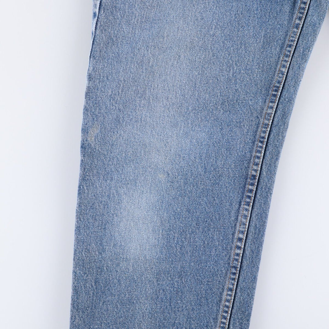 90'S Levi's 40550-0310 Relaxed Fit Tapered Leg Straight Denim Pants, Men's, Size W31 (Vintage) cotton blue type Vintage Second Hand