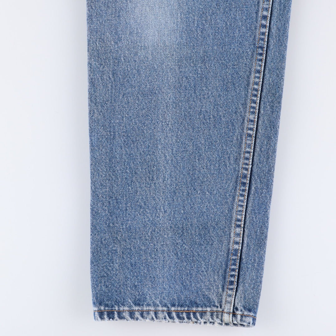 90'S Levi's 40550-0310 Relaxed Fit Tapered Leg Straight Denim Pants, Men's, Size W31 (Vintage) cotton blue type Vintage Second Hand