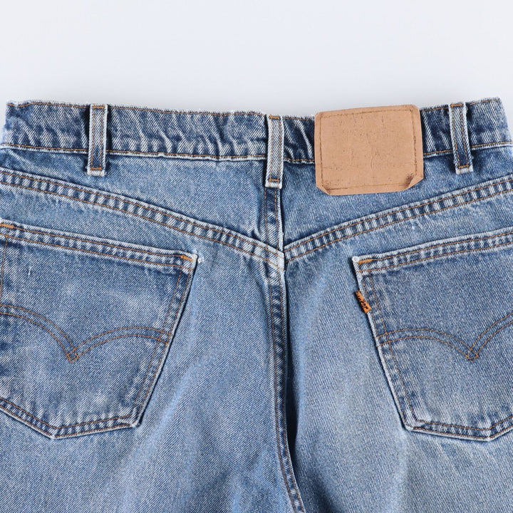 90'S Levi's 40550-0310 Relaxed Fit Tapered Leg Straight Denim Pants, Men's, Size W31 (Vintage) cotton blue type Vintage Second Hand