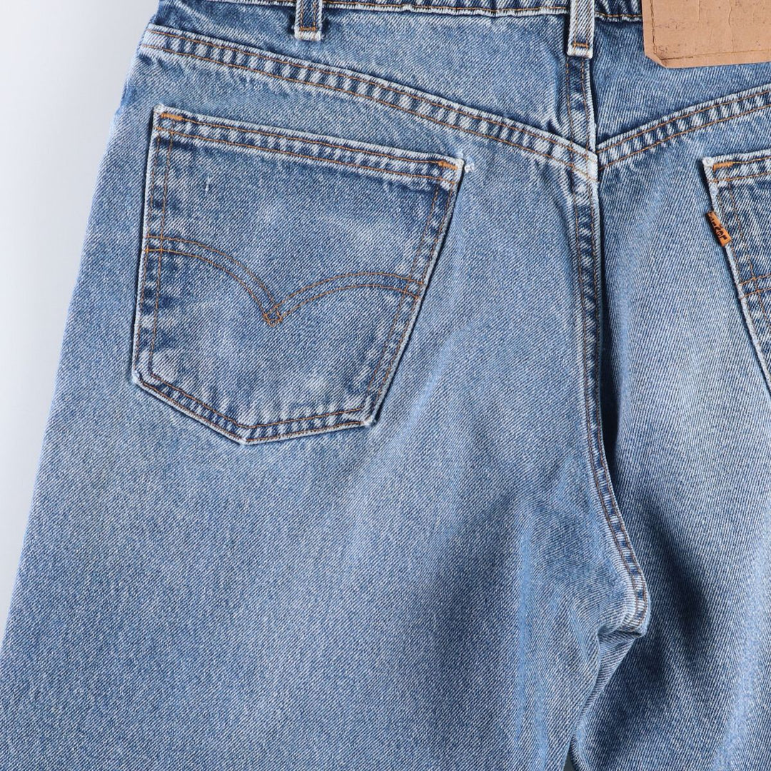 90'S Levi's 40550-0310 Relaxed Fit Tapered Leg Straight Denim Pants, Men's, Size W31 (Vintage) cotton blue type Vintage Second Hand