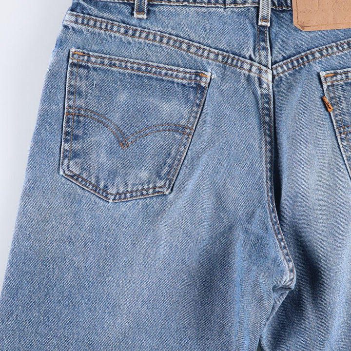 90'S Levi's 40550-0310 Relaxed Fit Tapered Leg Straight Denim Pants, Men's, Size W31 (Vintage) cotton blue type Vintage Second Hand