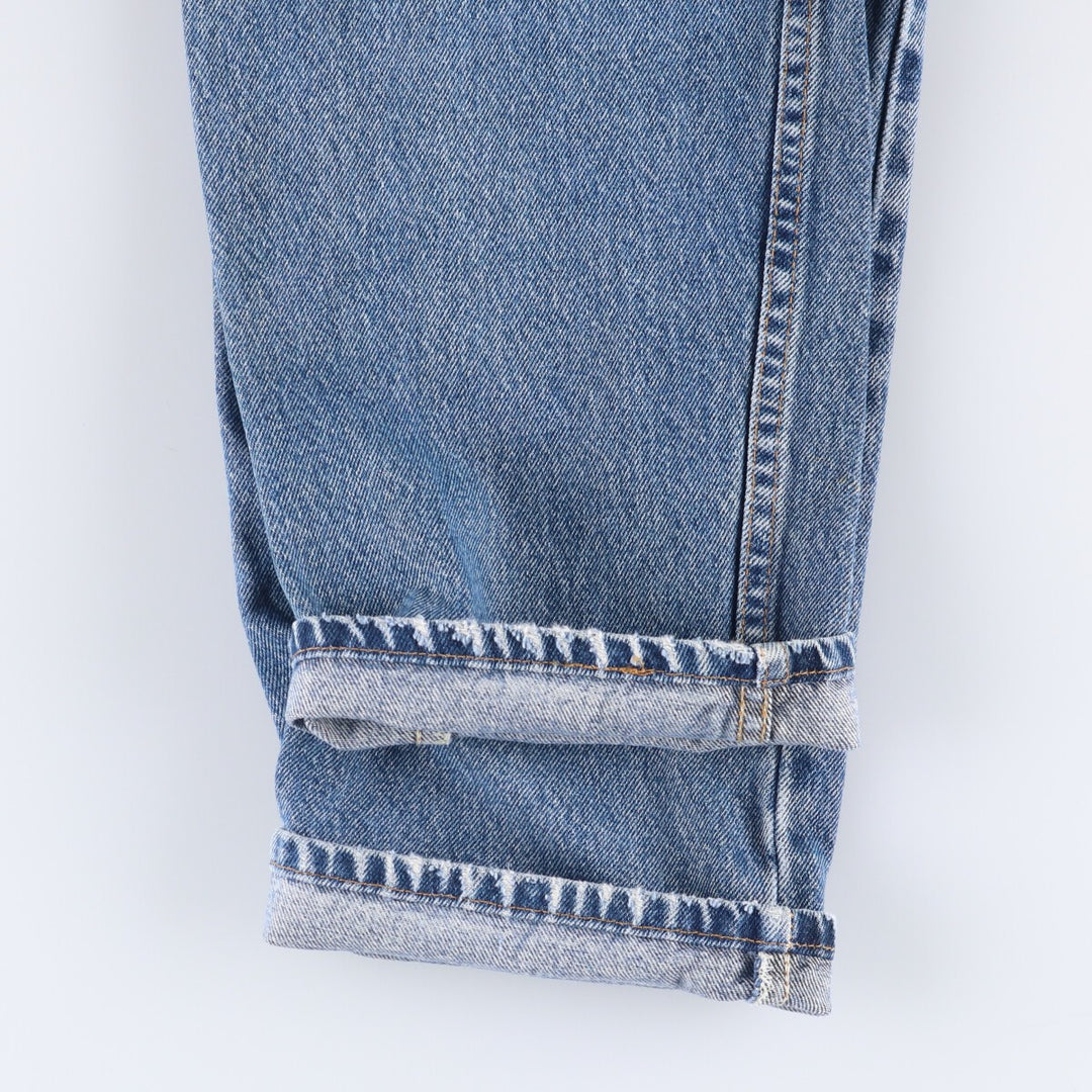 90'S Levi's 40550-0310 Relaxed Fit Tapered Leg Straight Denim Pants, Men's, Size W31 (Vintage) cotton blue type Vintage Second Hand