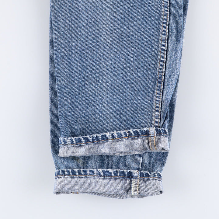 90'S Levi's 40550-0310 Relaxed Fit Tapered Leg Straight Denim Pants, Men's, Size W31 (Vintage) cotton blue type Vintage Second Hand
