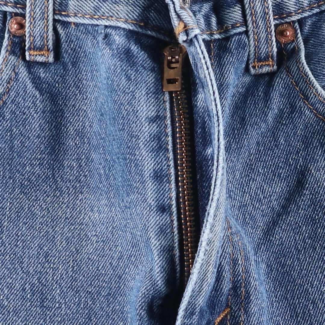 Levi's 505 tapered denim pants for men, size W34 cotton blue type Vintage Second Hand