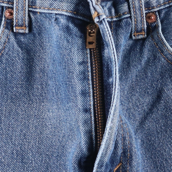 Levi's 505 tapered denim pants for men, size W34 cotton blue type Vintage Second Hand