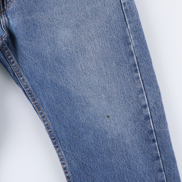 Levi's 505 tapered denim pants for men, size W34 cotton blue type Vintage Second Hand