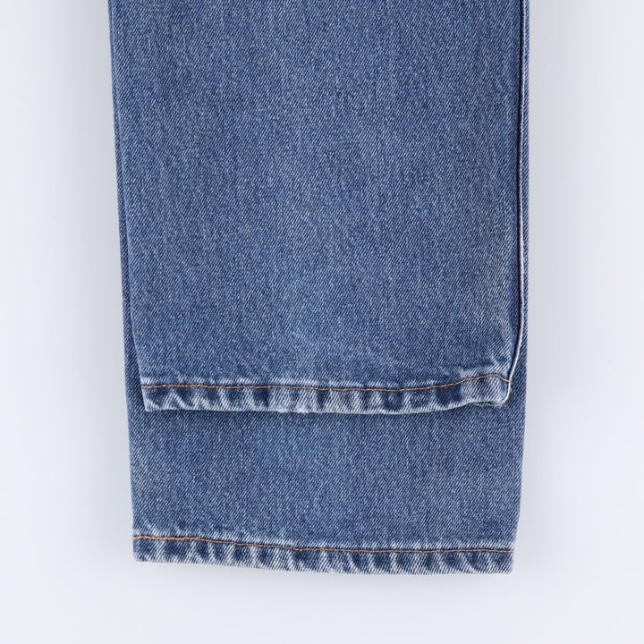 Levi's 505 tapered denim pants for men, size W34 cotton blue type Vintage Second Hand