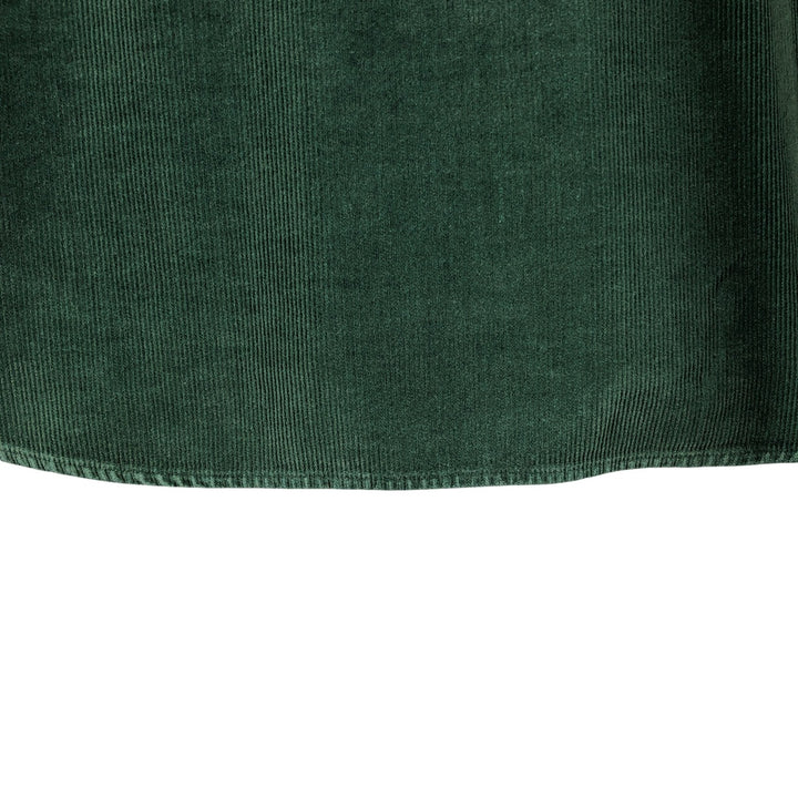 90s-00'S LLBean Long Sleeve Button-Down Corduroy Shirt, Men's Size Medium, Vintage cotton Green type dark green Vintage Second Hand