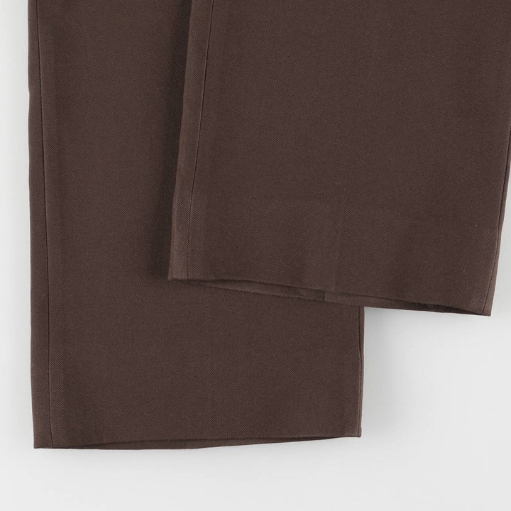 Vintage 1970'S Sears slacks, made in Canada, men's size W34. polyester brown type Vintage Second Hand
