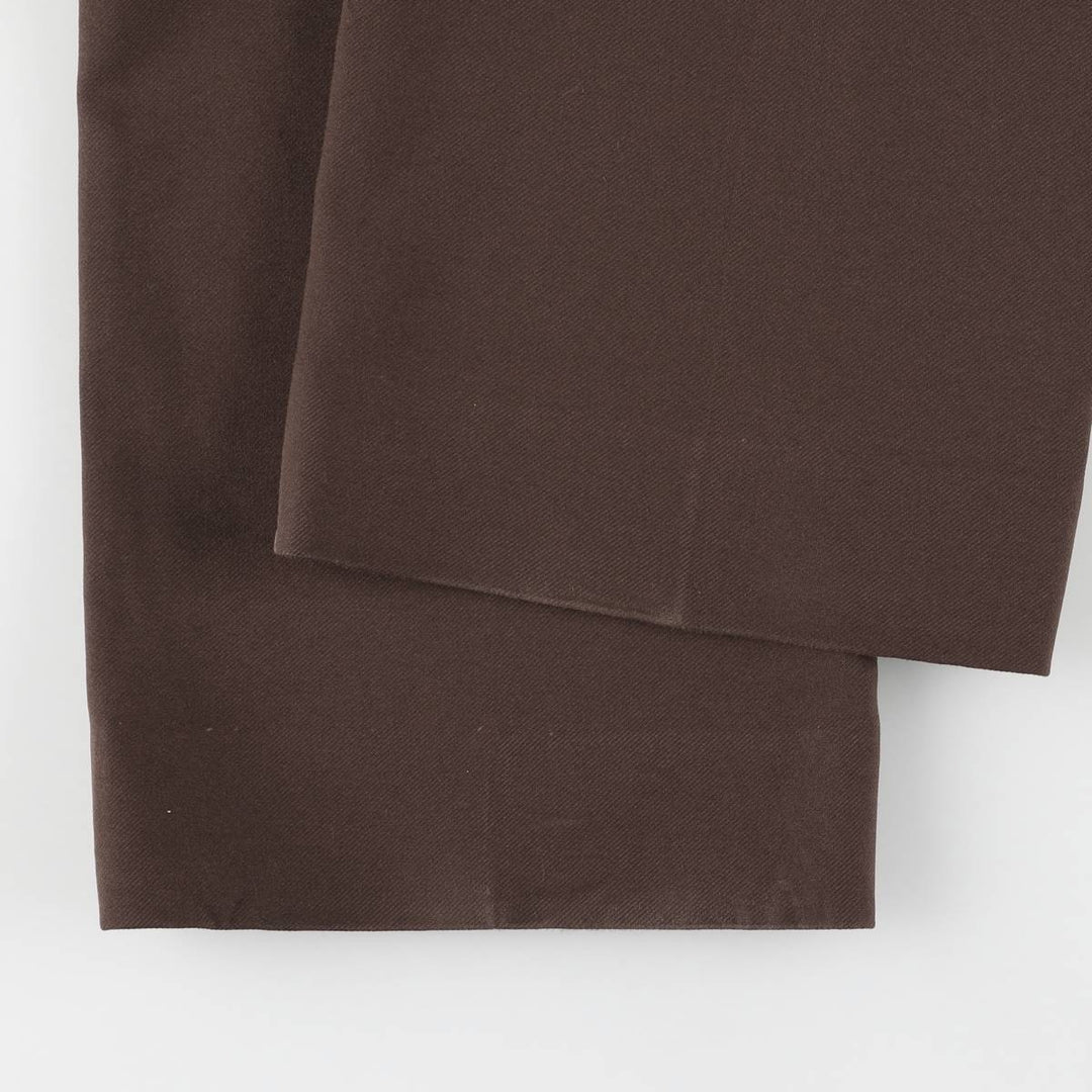 Vintage 1970'S Sears slacks, made in Canada, men's size W34. polyester brown type Vintage Second Hand