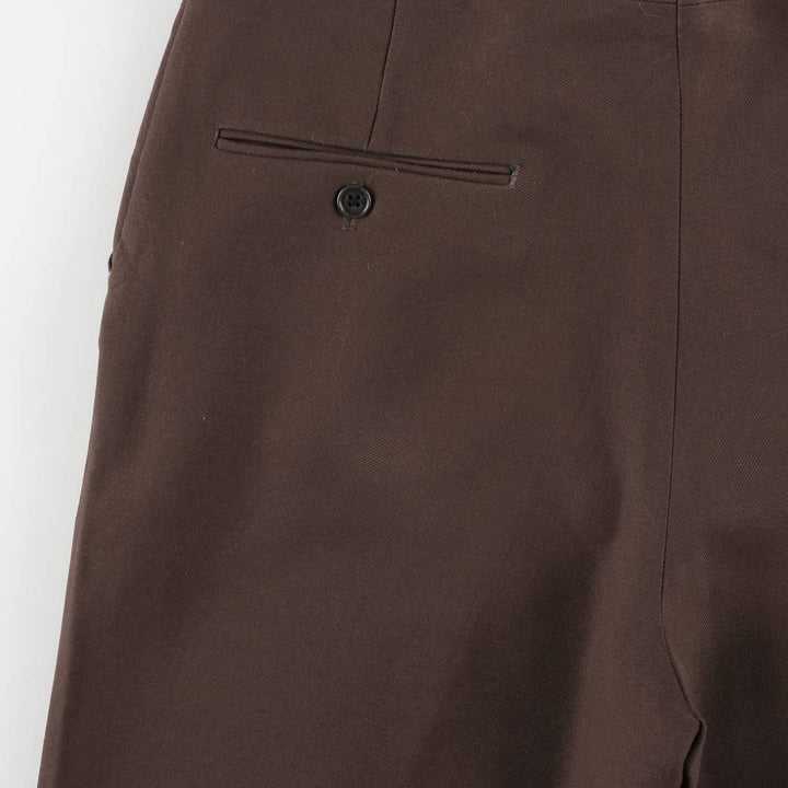 Vintage 1970'S Sears slacks, made in Canada, men's size W34. polyester brown type Vintage Second Hand